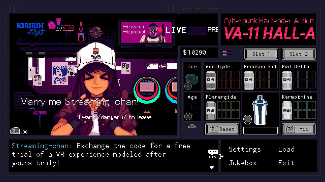 VA-11 Hall-A: Cyberpunk Bartender Action - Limited Run #053 [Nintendo Switch]