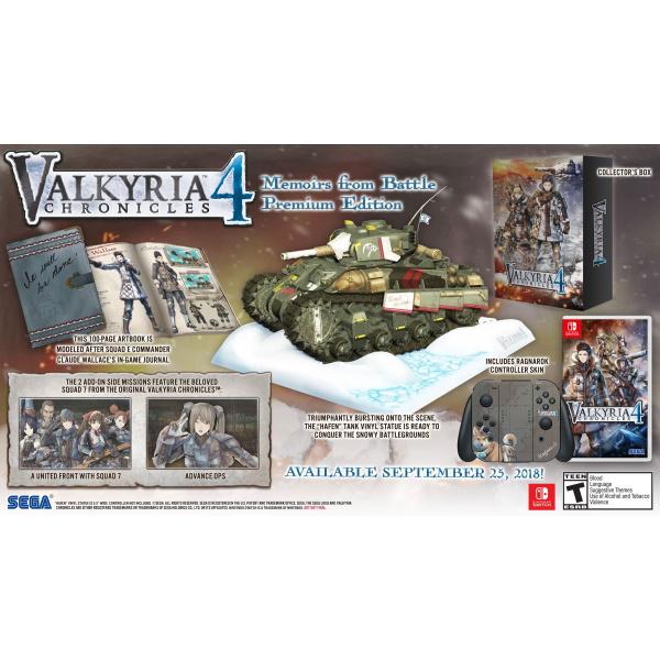 Valkyria Chronicles 4 - Memoirs from Battle Premium Edition [Nintendo Switch]