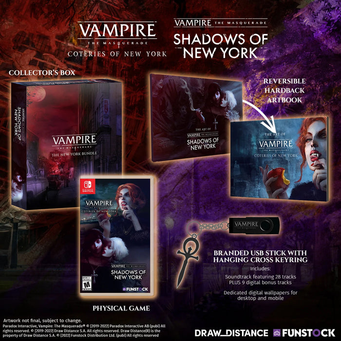 Vampire the Masquerade Coteries and Shadows of New York - Collector's Edition [Nintendo Switch]