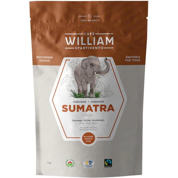 William Spartivento Organic Sumatra Coffee - 1kg [Snacks & Sundries]
