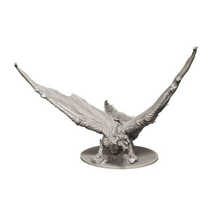 WizKids Dungeons & Dragons: Nolzur’s Marvelous Unpainted Miniatures - Young Brass Dragon [Board Game Accessory]