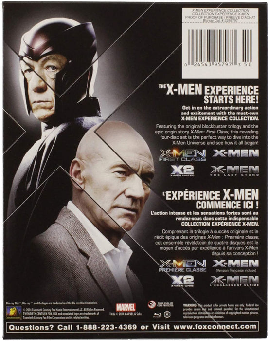 X-Men Experience Collection [Blu-Ray Box Set]