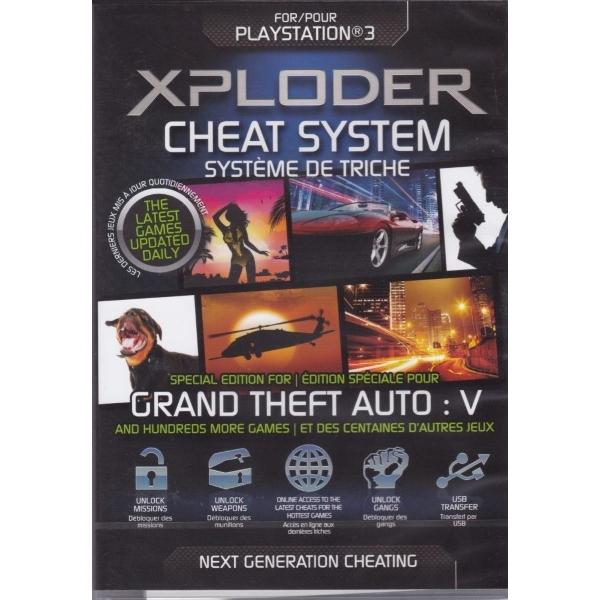 Xploder Cheat System For PlayStation 3 - Special Edition For Grand Theft Auto V + Hundreds More Games [PlayStation 3 Accessory]