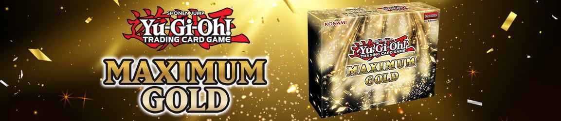 Yu-Gi-Oh! Trading Card Game: Maximum Gold Box 1st Edition - 20 Booster Packs