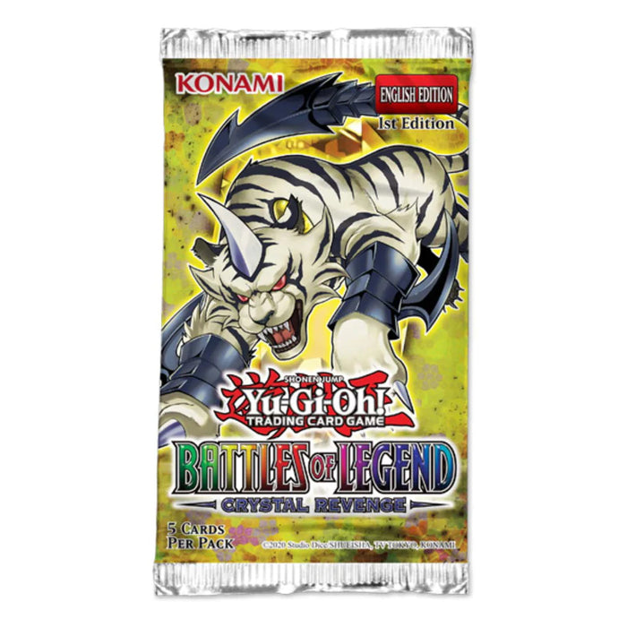 Yu-Gi-Oh! Trading Card Game: Battles of Legend - Crystal Revenge Booster Box - 24 Packs [Card Game, 2 Players]