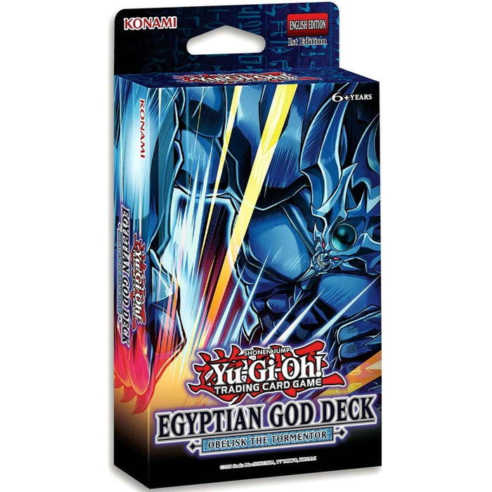 Yu-Gi-Oh! Trading Card Game: Egyptian God Deck Display Box - Slifer the Sky Dragon & Obelisk the Tormentor - 8 Decks [Card Game, 2 Players]