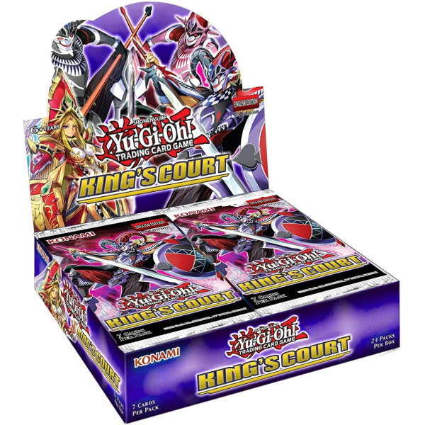 Yu-Gi-Oh! Trading Card Game: King's Court Booster Box 1st Edition - 24 Packs [Card Game, 2 Players]
