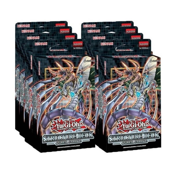 Yu-Gi-Oh! Trading Card Game: Structure Deck - Cyber Strike Display Box - 8 Decks [Card Game, 2 Players]