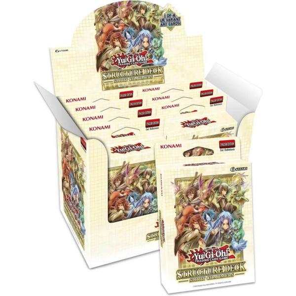 Yu-Gi-Oh! Trading Card Game: Structure Deck: Spirit Charmers Display Box - 8 Decks [Card Game, 2 Players]