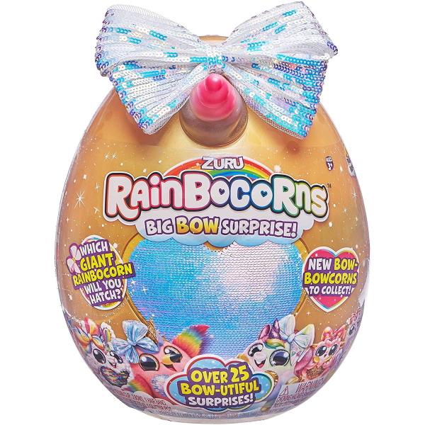 ZURU Rainbocorns Big Bow Surprise Mystery Egg [Toys, Ages 3+]