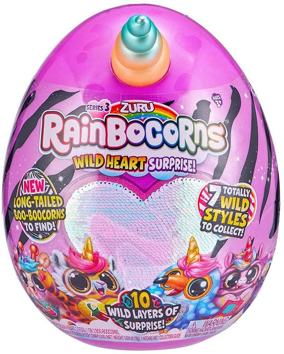 ZURU Rainbocorns Wild Heart Surprise Series 3 Mystery Egg [Toys, Ages 3+]